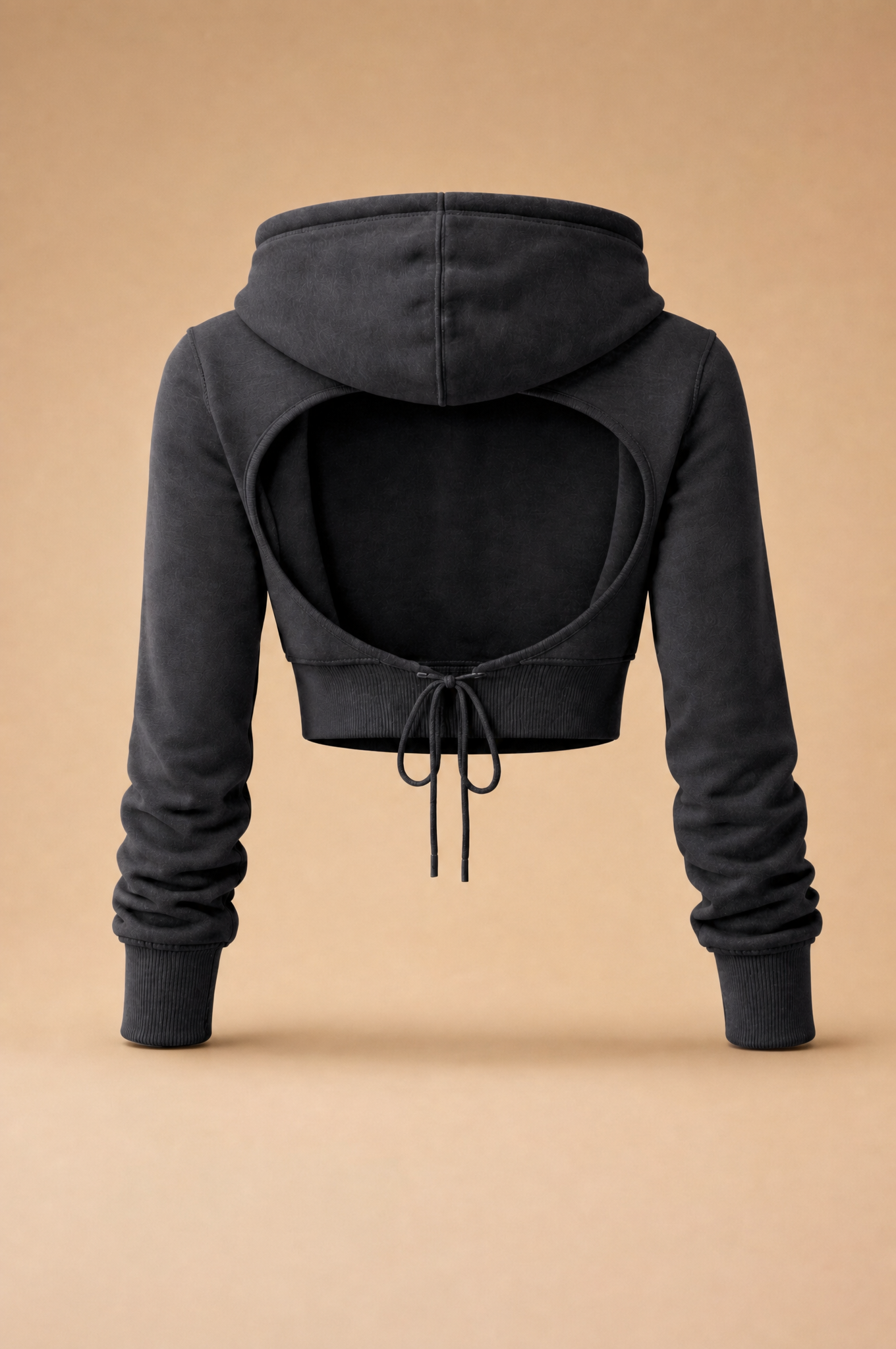 Gympanzee™ NovaDrop Crop Backless Hoodie