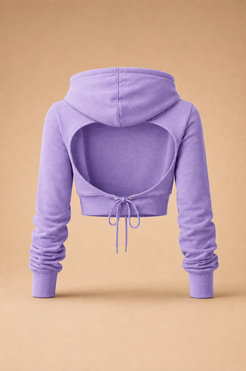 Gympanzee™ NovaDrop Crop Backless Hoodie
