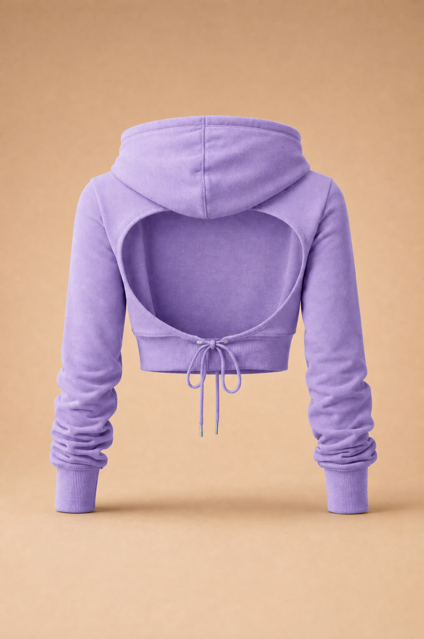 Gympanzee™ NovaDrop Crop Backless Hoodie